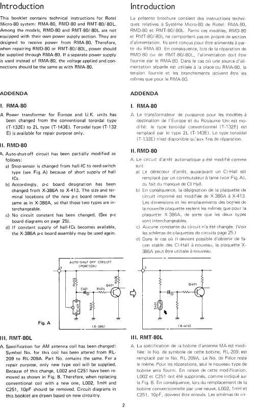 Сервисная инструкция Rotel RMA-80