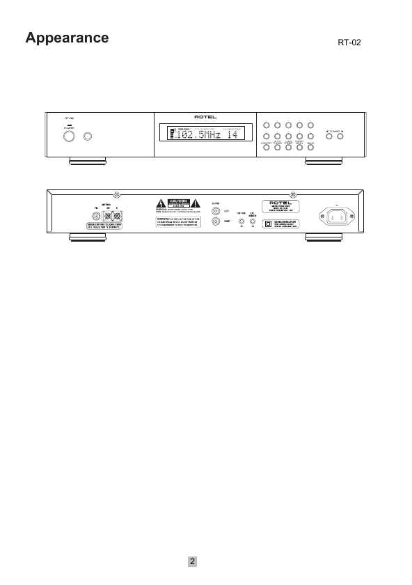 Сервисная инструкция Rotel RT-02