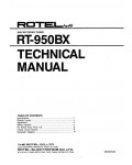 Сервисная инструкция Rotel RT-950BX