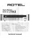 Сервисная инструкция Rotel RX-102MKII