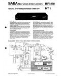 Сервисная инструкция Saba MT-1