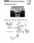 Сервисная инструкция SABA RCR-416