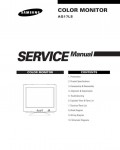 Сервисная инструкция Samsung 753S AQ17LS