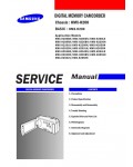 Сервисная инструкция Samsung HMX-H200, HMX-H203, HMX-H204, HMX-H205, HMX-H220