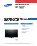 Сервисная инструкция Samsung HPT4264, HPT5064, F34A