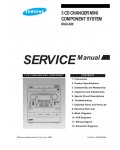 Сервисная инструкция Samsung MAX-630