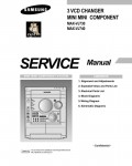 Сервисная инструкция Samsung MAX-VJ730, MAX-VJ740