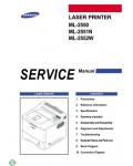 Сервисная инструкция Samsung ML-2550, ML-2551N, ML-2552W