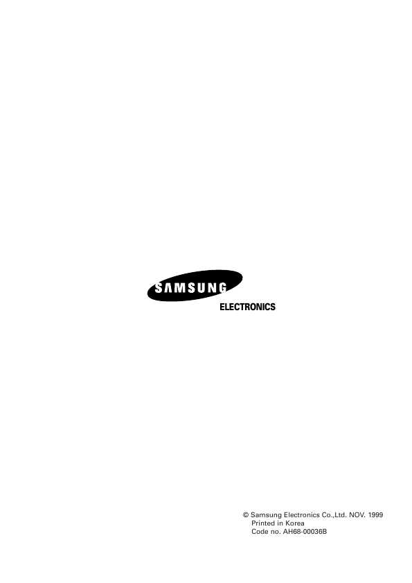 Сервисная инструкция Samsung S2000
