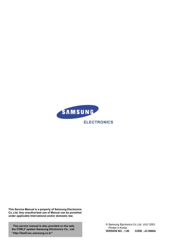 Сервисная инструкция Samsung SCX-5115, SCX-5315F