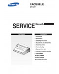 Сервисная инструкция Samsung SF-150T