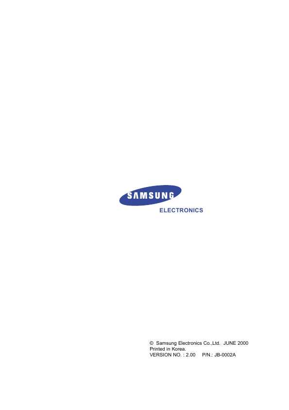 Сервисная инструкция Samsung SF-4700