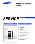 Сервисная инструкция Samsung SGH-A801