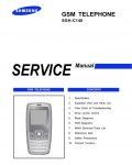 Сервисная инструкция Samsung SGH-C140