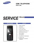 Сервисная инструкция Samsung SGH-C180