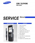 Сервисная инструкция Samsung SGH-D520