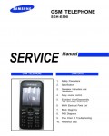 Сервисная инструкция Samsung SGH-E590