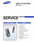 Сервисная инструкция Samsung SGH-L760