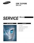 Сервисная инструкция Samsung SGH-X120