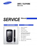 Сервисная инструкция Samsung SGH-Z720