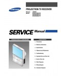 Сервисная инструкция Samsung SP-43T7, SP-54T6, SP-62T6, шасси J53A(P)