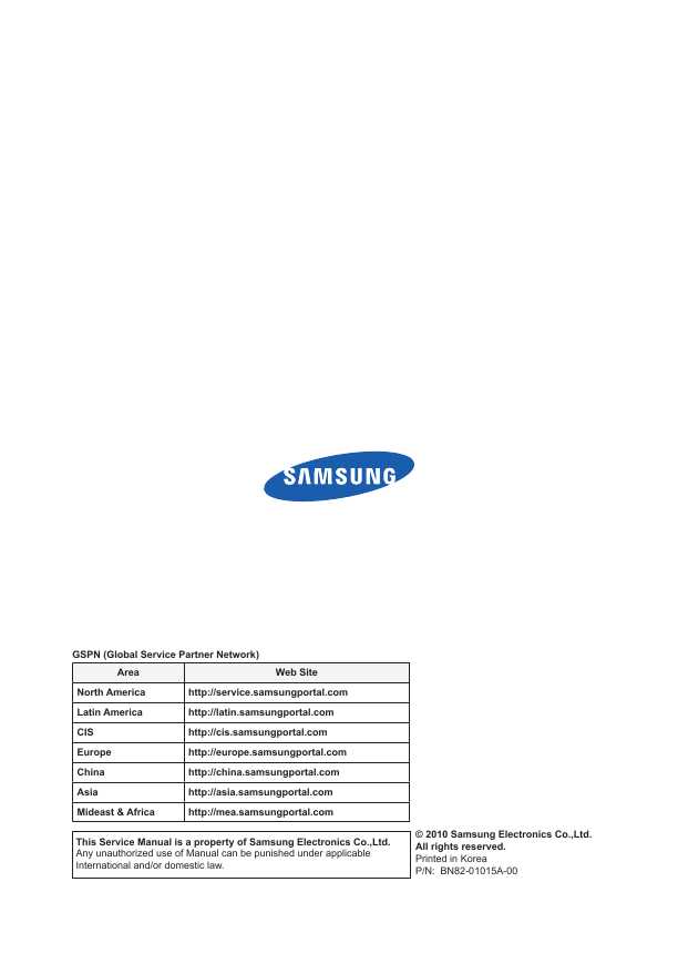 Сервисная инструкция Samsung SP-M220S, SP-M250S