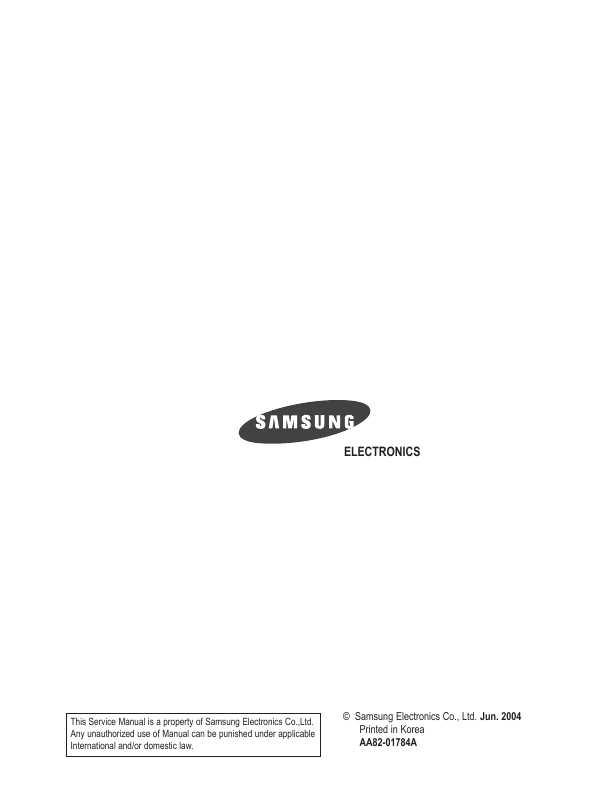 Сервисная инструкция Samsung WS32M206 S61A(P)