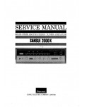 Сервисная инструкция Sansui 2000X