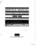 Сервисная инструкция SANSUI 4000