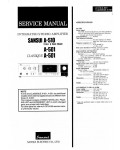 Сервисная инструкция Sansui A-501, A-510