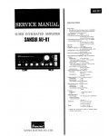 Сервисная инструкция Sansui AU-X1