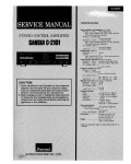 Сервисная инструкция Sansui C-2101