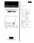 Сервисная инструкция Sansui FR-D3
