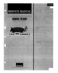 Сервисная инструкция Sansui FR-D35