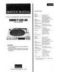 Сервисная инструкция Sansui P-L40, P-L50