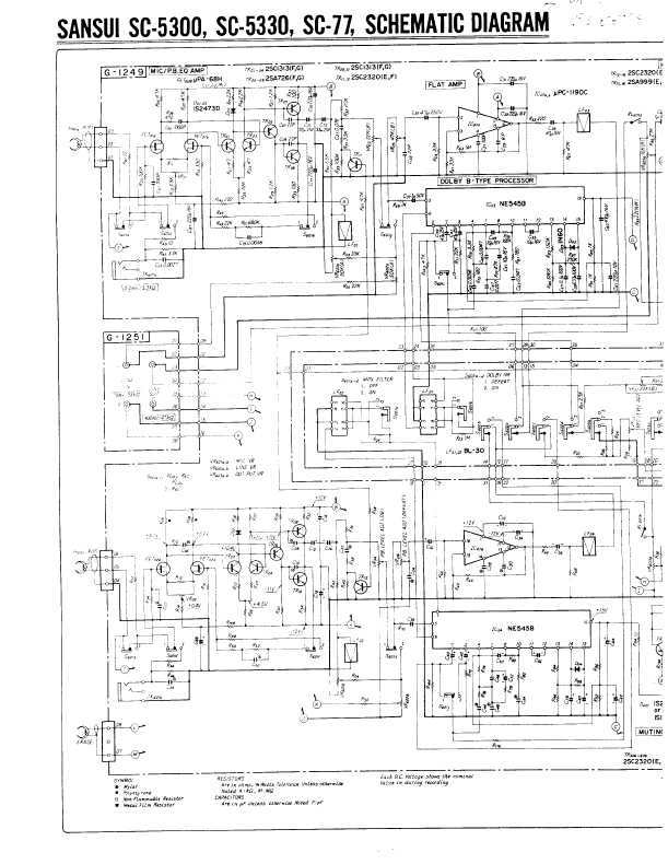 Сервисная инструкция Sansui SC-77, SC-5300, SC-5330 (schematic)