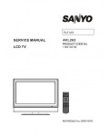 Сервисная инструкция Sanyo AVL262