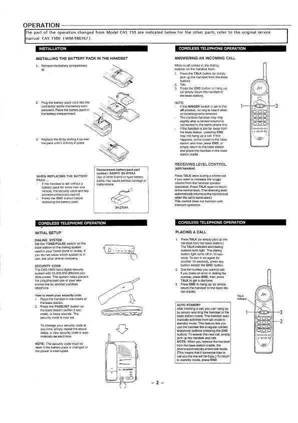 Сервисная инструкция Sanyo CAS-1600