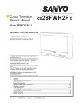 Сервисная инструкция Sanyo CE28FWH2F, WB6A