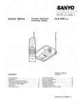 Сервисная инструкция Sanyo CLA-1600