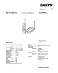 Сервисная инструкция Sanyo CLT-5280