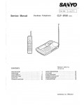 Сервисная инструкция Sanyo CLT-6750