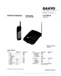 Сервисная инструкция Sanyo CLT-92