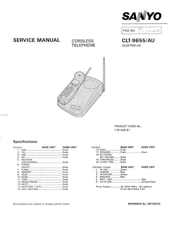 Сервисная инструкция Sanyo CLT-9655