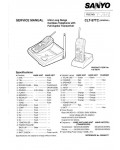 Сервисная инструкция Sanyo CLT-97