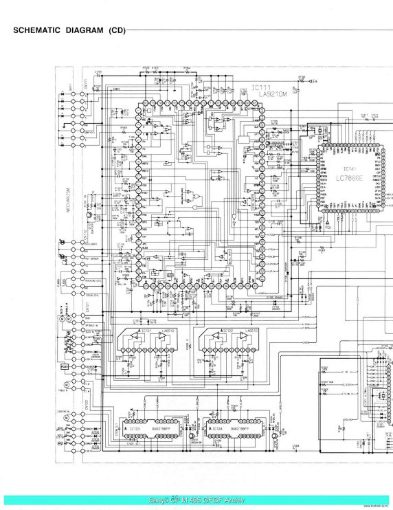 Сервисная инструкция SANYO CP-M405, SCH