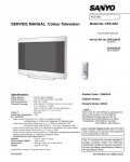 Сервисная инструкция Sanyo CP21XS2