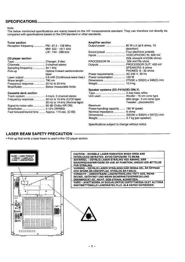 Сервисная инструкция Sanyo DC-F410