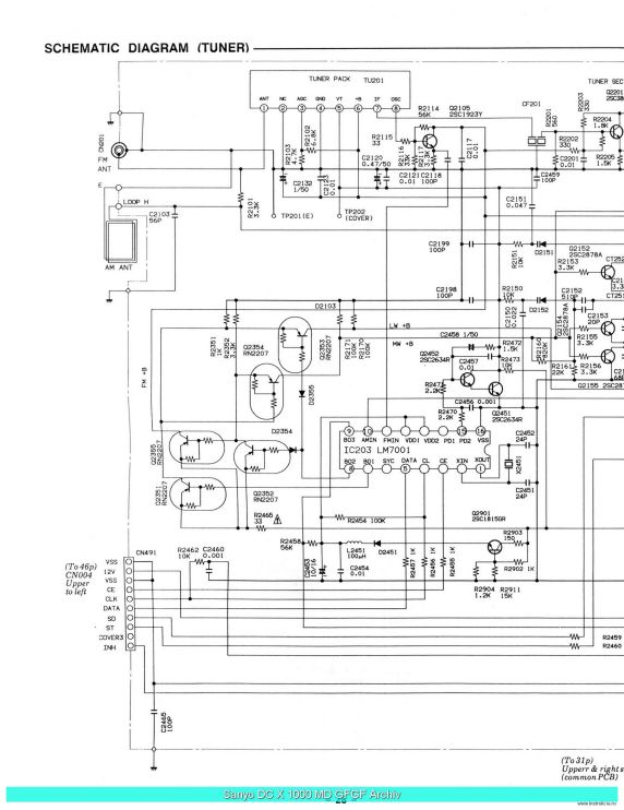 Сервисная инструкция SANYO DC-X1000MD, SCH