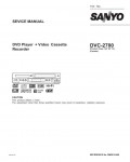 Сервисная инструкция Sanyo DVC-2700
